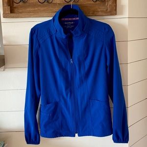 HeartSoul royal blue scrub jacket size M!